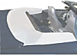 TB1018 72-75WHT Convertible Top Boot - White, Vinyl, Direct Fit, Sold Individually