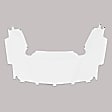 TB1018 72-75WHT Convertible Top Boot - White, Vinyl, Direct Fit, Sold Individually