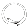TDC4216 90-93 Convertible Top Cable - Direct Fit