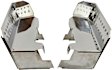 30432 Side Steps - Polished, Stainless Steel, Side Mount, Direct Fit, Set of 2