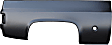 0850-064 Direct Fit Truck Bedside Panel, Sold Individually