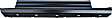 2015 GMC Sierra 1500 - Driver Side Rocker Panel,  Slip On, With Sills, Standard Cab Pickup