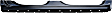 2017 Chevrolet Silverado 1500 - Passenger Side Rocker Panel, Crew Cab Pickup, OE Style