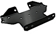 100535 Winch Mount - Powdercoated Black, Direct Fit, Sold Individually