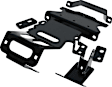 100725 Winch Mount - Powdercoated Black, Direct Fit, Sold Individually