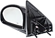 Driver Side Mirror, Power Adjust, Manual Folding, Heated, Textured Black, No Signal Light, No Memory, No Puddle Light, No Auto-Dimming, No Blind Spot Feature