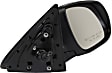 Passenger Side Mirror, Manual Adjust, Manual Folding, Non-Heated, Paintable, No Signal Light, No Memory, No Puddle Light, No Auto-Dimming, No Blind Spot Feature