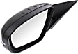 Driver Side Mirror, Power, Manual Folding, Heated, Paintable, In-housing Signal Light, No Memory, No Puddle Light, No Auto-Dimming, No Blind Spot Feature, USA Built Vehicle