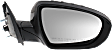 2015 Kia Optima - Passenger Side Mirror, USA Built Vehicle, For Models Without Blind Spot Detection, Power Adjust, Heated, Paintable, Power Folding, In-housing Signal Light, No Blind Spot Feature, No Memory, No Puddle Light, No Auto-Dimming