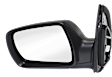 Driver Side Mirror, Power Adjust, Manual Folding, Non-Heated, Paintable, In-housing Signal Light, No Memory, No Puddle Light, No Auto-Dimming, No Blind Spot Feature