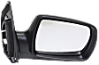 Passenger Side Mirror, Power Adjust, Manual Folding, Non-Heated, Paintable, In-housing Signal Light, No Memory, No Puddle Light, No Auto-Dimming, No Blind Spot Feature