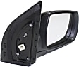 Passenger Side Mirror, Power Adjust, Manual Folding, Non-Heated, Paintable, In-housing Signal Light, No Memory, No Puddle Light, No Auto-Dimming, No Blind Spot Feature