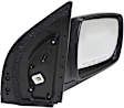 2011 Kia Sedona - Passenger Side Mirror, Power Adjust, Heated, Paintable, Manual Folding, In-housing Signal Light, No Blind Spot Feature, With Memory, No Puddle Light, No Auto-Dimming