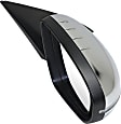 2012-2013 Kia Optima - Passenger Side Mirror, Power, Power Folding, Heated, Chrome, In-housing Signal Light, No Memory, No Puddle Light, No Auto-Dimming, No Blind Spot Feature, USA Built Vehicle
