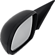 Driver Side Mirror, Power Adjust, Non-Heated, Manual Folding, Textured Black, No Signal Light, No Memory, No Puddle Light, No Auto-Dim, No Blind Spot Feature