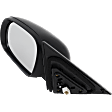 Driver Side Mirror, Power Adjust, Non-Heated, Manual Folding, Textured Black, No Signal Light, No Memory, No Puddle Light, No Auto-Dim, No Blind Spot Feature
