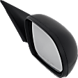 Passenger Side Mirror, Power Adjust, Non-Heated, Manual Folding, Textured Black, No Signal Light, No Memory, No Puddle Light, No Auto-Dim, No Blind Spot Feature