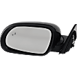 Driver Side Mirror, Power Adjust, Non-Heated, Manual Folding, Paintable, No Signal Light, No Memory, No Puddle Light, No Auto-Dim, With Blind Spot Detection in Glass