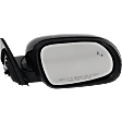 Passenger Side Mirror, Power Adjust, Non-Heated, Manual Folding, Paintable, No Signal Light, No Memory, No Puddle Light, No Auto-Dim, With Blind Spot Detection in Glass