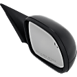 Passenger Side Mirror, Power Adjust, Non-Heated, Manual Folding, Paintable, No Signal Light, No Memory, No Puddle Light, No Auto-Dim, With Blind Spot Detection in Glass