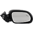 Passenger Side Mirror, Power Adjust, Non-Heated, Manual Folding, Paintable, No Signal Light, No Memory, No Puddle Light, No Auto-Dim, With Blind Spot Detection in Glass