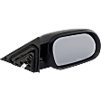 Passenger Side Mirror, Power Adjust, Manual Folding, Heated, Paintable, In-housing Signal Light, No Memory, No Puddle Light, No Auto-Dimming, No Blind Spot Feature