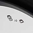 2020-2023 Kia Soul - Passenger Side Mirror, Power, Manual Folding, Heated, Paintable, In-Housing Signal Light, No Memory, No Puddle Light, No Auto-Dimming, With Blind Spot Detection in Glass