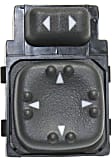 Front, Driver Side Window Switch Kit, Black, 6-Button