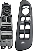 2-Piece Kit Window Switch Black 8 Buttons, Includes (1) Window Switch Bezel and (1) Window Switch