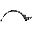 3-Piece Kit Front Engine Splash Shield, Sedan, Except Hybrid, Mexico/USA Built Vehicle, includes Fender Liners