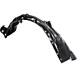 3-Piece Kit Front Engine Splash Shield, Sedan, Except Hybrid, Mexico/USA Built Vehicle, includes Fender Liners