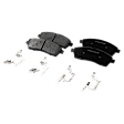 2004 Ford F-250 Super Duty - 4-Wheel Set Front and Rear Brake Disc and Pad Kit, Cross-drilled and Slotted, 8 Lugs, Front-331 mm/Rear-326 mm, Semi-metallic, 4WD, 6.8L 10Cyl, Pro-Line Series  Includes (4) Disc and (2) Pad Set