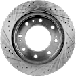 2020 Chevrolet Silverado 2500 HD WT - 2-Wheel Set Front Brake Disc and Pad Kit, Cross-drilled and Slotted, 8 Lugs, 355 mm, Ceramic, 6.6L 8Cyl, Pro-Line Series  Includes (2) Disc and (1) Pad Set