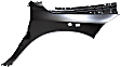 3-Piece Kit, Front Primed Bumper Cover, Includes (1) Bumper Cover and (2) Fender