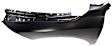 3-Piece Kit, Front, Driver and Passenger Side Fender, Includes (1) Bumper Cover and (2) Fender