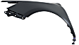2014 Toyota Camry XLE - 3-Piece Kit Front Primed Bumper Cover,  Includes (1) Bumper Cover and (2) Fender