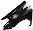 2011 Toyota Prius - 3-Piece Kit Front Primed Bumper Cover, For Models With LED Headlights,  Includes (1) Bumper Cover and (2) Fender