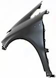 2011 Toyota Prius - 3-Piece Kit Front Primed Bumper Cover, For Models With LED Headlights,  Includes (1) Bumper Cover and (2) Fender