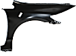 2007 Honda Civic - 3-Piece Kit Front Primed Bumper Cover, Sedan,  Includes (1) Bumper Cover and (2) Fender