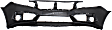 2018 Honda Civic LX - 3-Piece Kit Front Primed Bumper Cover,  North America Built Vehicle, Sedan,  Includes (1) Bumper Cover and (2) Fender