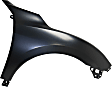 2018 Honda Civic LX - 3-Piece Kit Front Primed Bumper Cover,  North America Built Vehicle, Sedan,  Includes (1) Bumper Cover and (2) Fender
