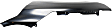 2018 Honda Civic LX - 3-Piece Kit Front Primed Bumper Cover,  North America Built Vehicle, Sedan,  Includes (1) Bumper Cover and (2) Fender