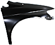 3-Piece Kit, Front Primed Bumper Cover, Includes (1) Bumper Cover and (2) Fender