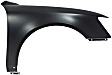3-Piece Kit, Front Primed Bumper Cover, CAPA Certified, Includes (1) Bumper Cover and (2) Fender
