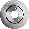 Front Brake Disc and Pad Kit, Plain Surface 4 Lugs 280.92 mm Organic Pro-Line Series