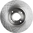Front Brake Disc and Pad Kit, Plain Surface 4 Lugs 280.92 mm Organic Pro-Line Series