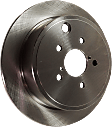 2-Wheel Set Brake Disc and Pad Kit, Plain Surface 5 Lugs 285.5 mm Ceramic Pro-Line Series, Includes (2) Brake Disc and (1) Brake Pad Set