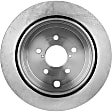 Rear Brake Disc and Pad Kit, Plain Surface 5 Lugs Organic Pro-Line Series