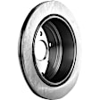 Rear Brake Disc and Pad Kit, Plain Surface 5 Lugs Organic Pro-Line Series