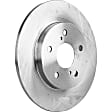2-Wheel Set Rear Brake Disc and Pad Kit, Plain Surface 5 Lugs 278.89 mm Ceramic Pro-Line Series, Includes (2) Brake Disc and (1) Brake Pad Set